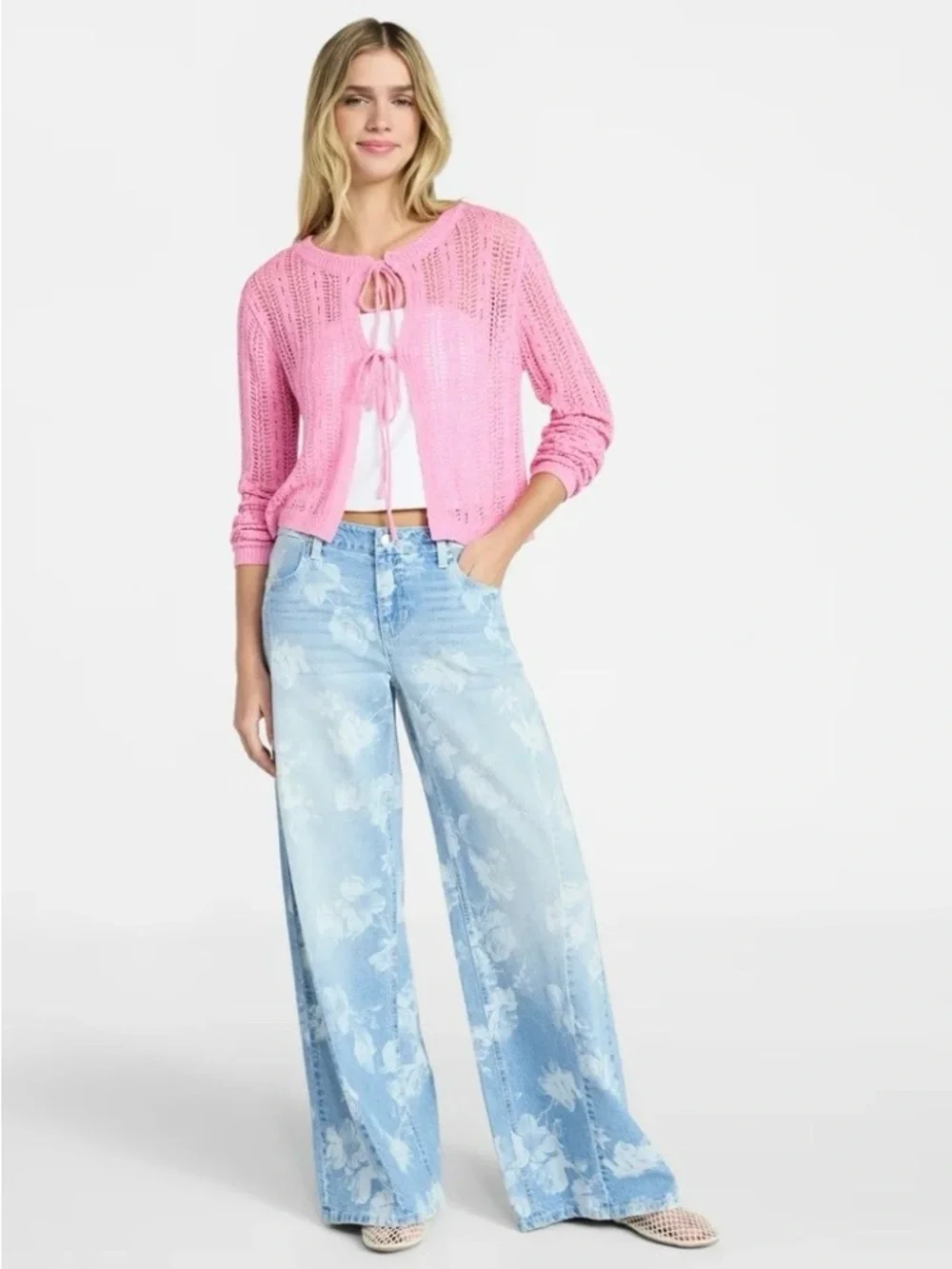 No Boundaries Extra Baggy Jeans 32” inseam size 0 NWT - Picture 2 of 10